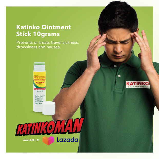 4 Katinko Ointment Stick - Pain & Itch Expert, 10g