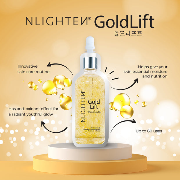 NLIGHTEN Gold Lift Facial Essence, 30ml - Made in Korea
