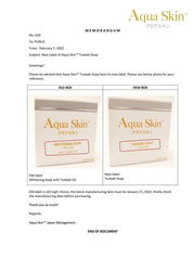 Aqua Skin Whitening Tsubaki Soap Japan Formula, 100g