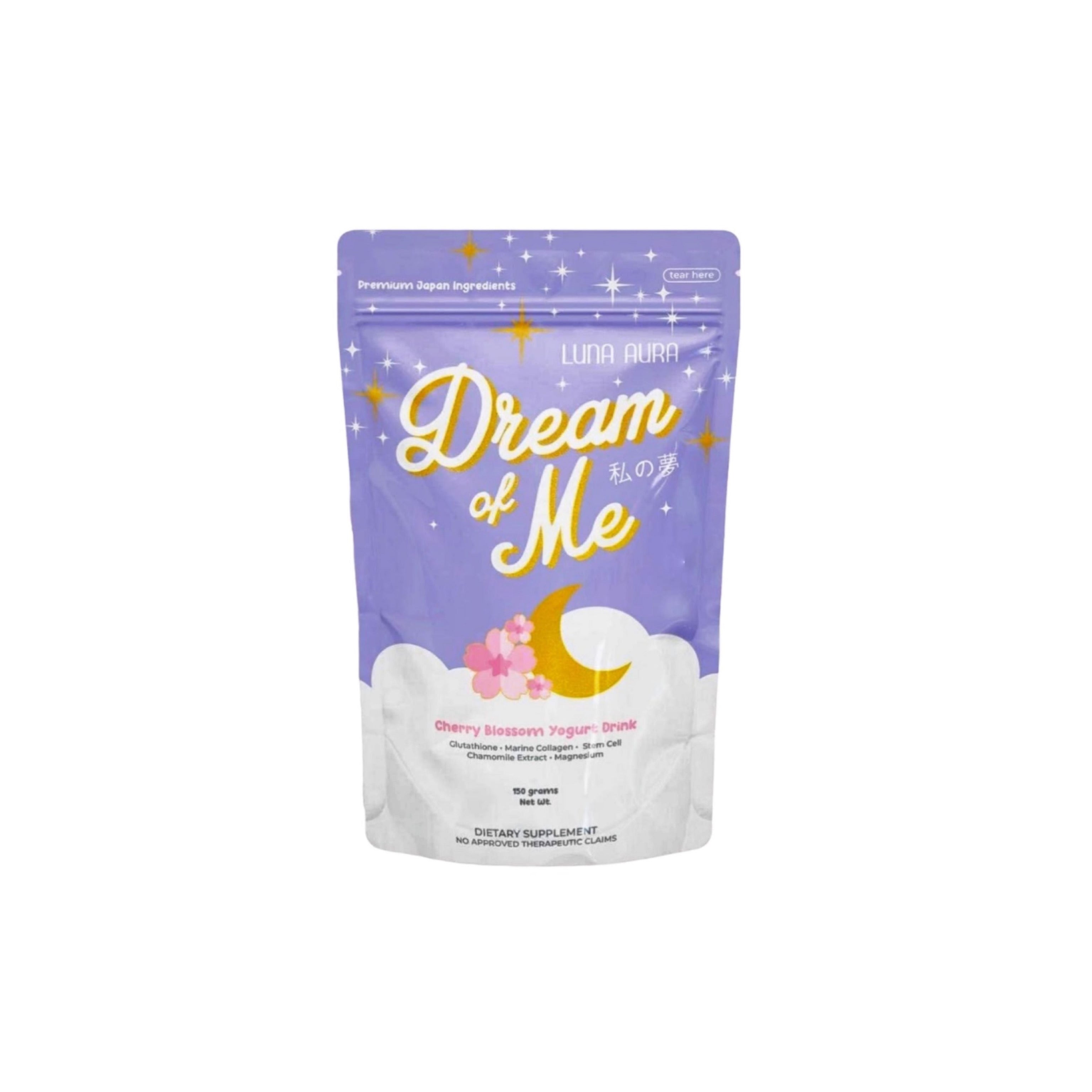 luna aura dream of me cherry blossom yogurt drink