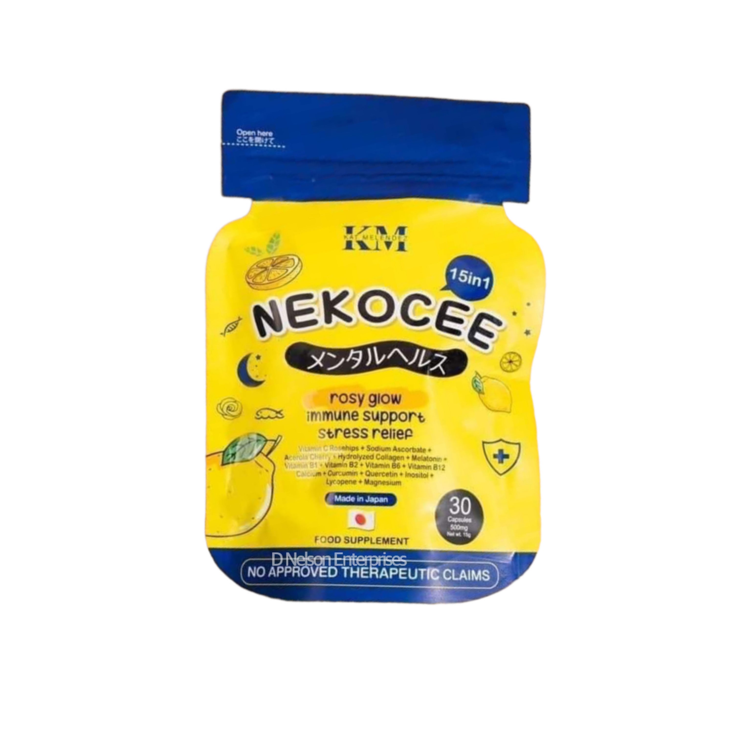 5 Sachets Nekothione 9 IN 1 By Kath Melendez - 14s