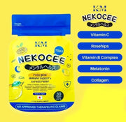 Nekocee Vitamin C with Rosehips, Vitamin B Complex, Melatonin & colllagen