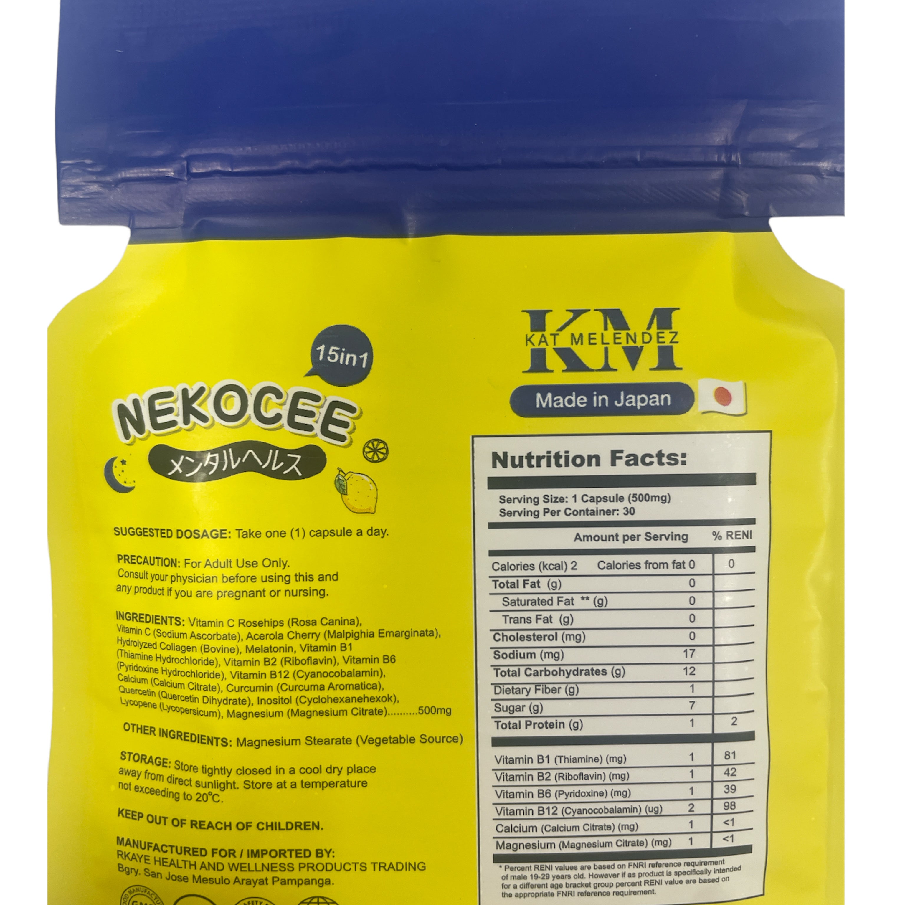Nekothione Glutathione & NekoCee By Kath Melendez