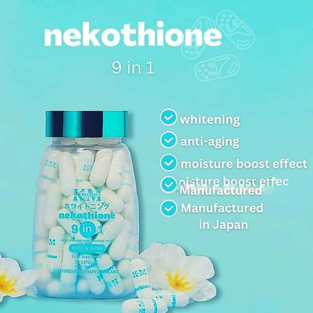 Nekothione 9 in 1 Whitening, antiaging and moisture boost effect capsules 