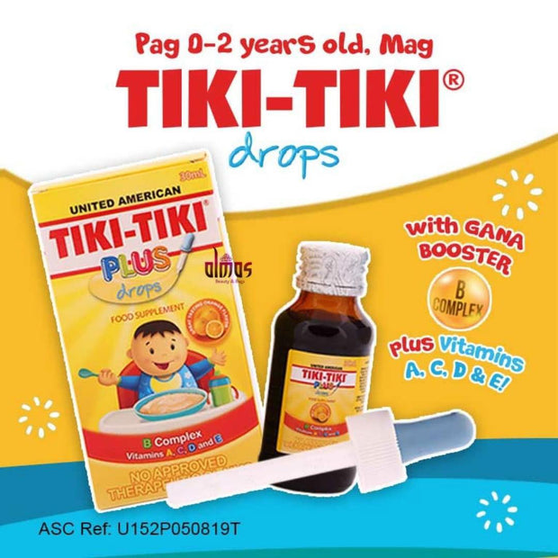 1 Bottle Tiki Tiki Plus Drops Food Supplement, 30ml