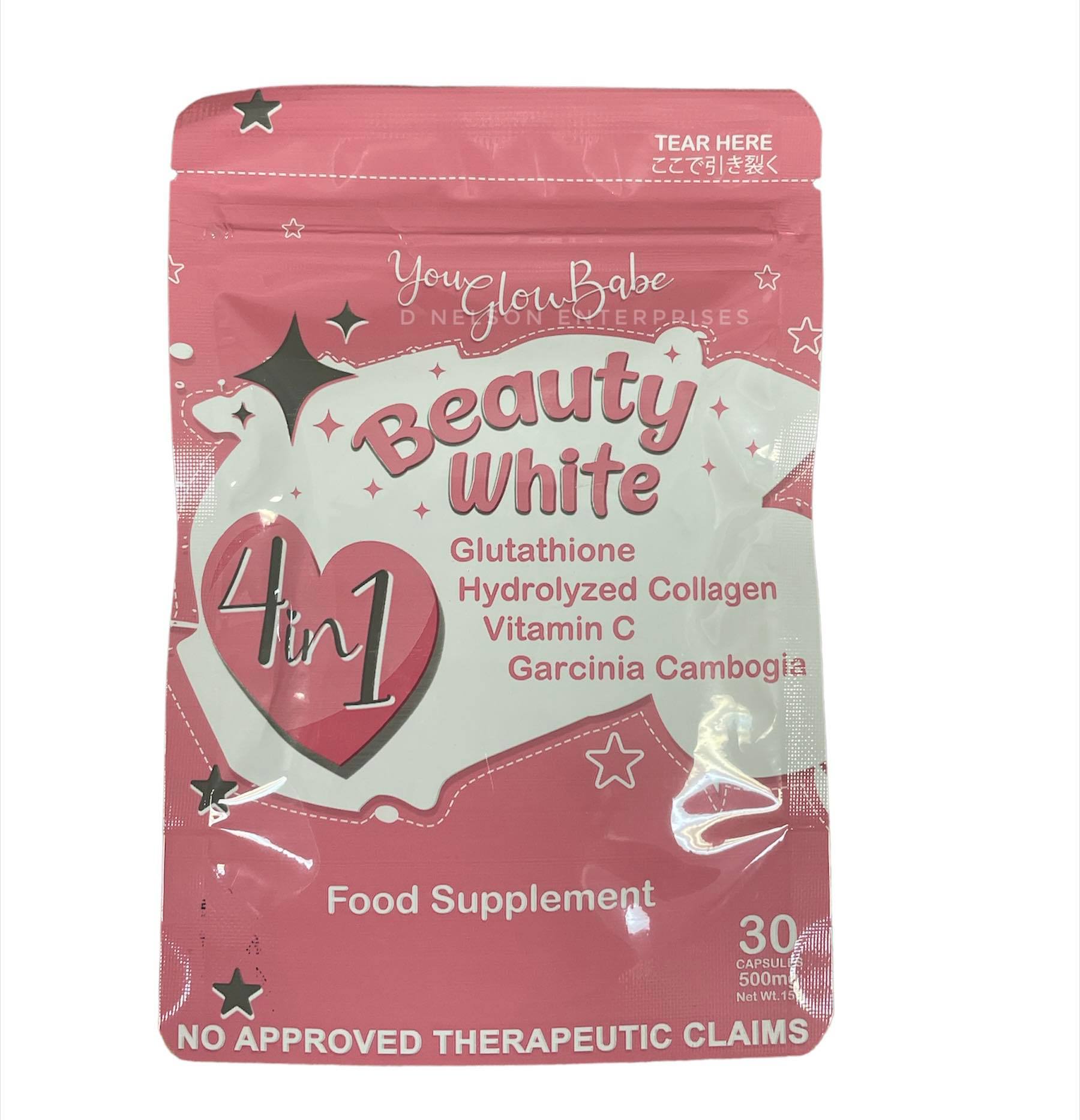 you glow babe beauty white 4 in 1 glutathione